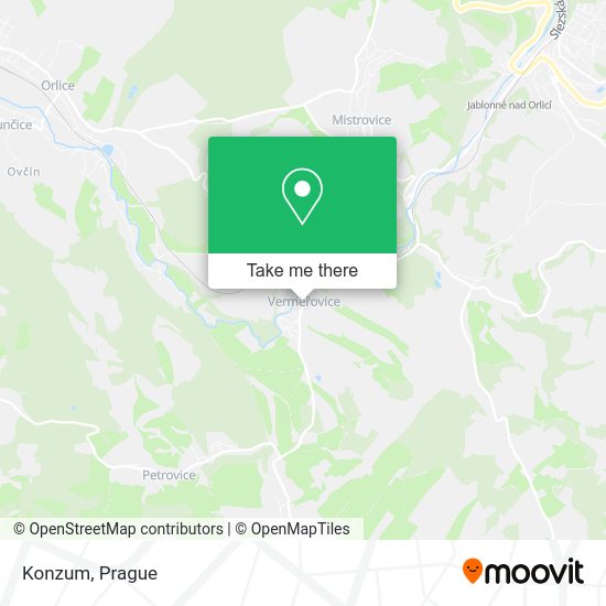 Konzum map