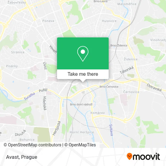 Карта Avast