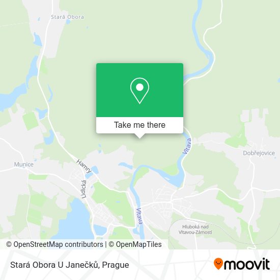 Stará Obora U Janečků map