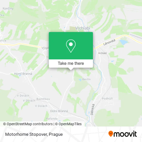Motorhome Stopover map