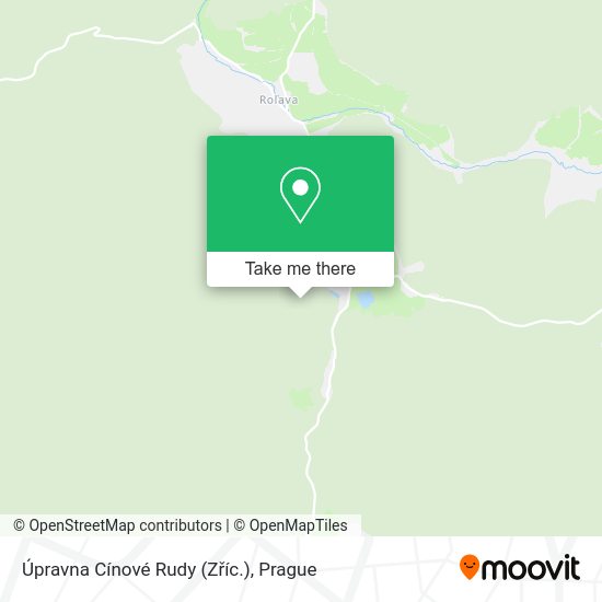 Úpravna Cínové Rudy (Zříc.) map