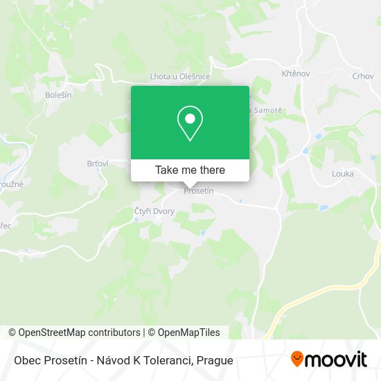 Obec Prosetín - Návod K Toleranci map