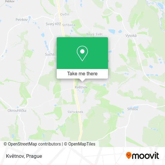 Květnov map