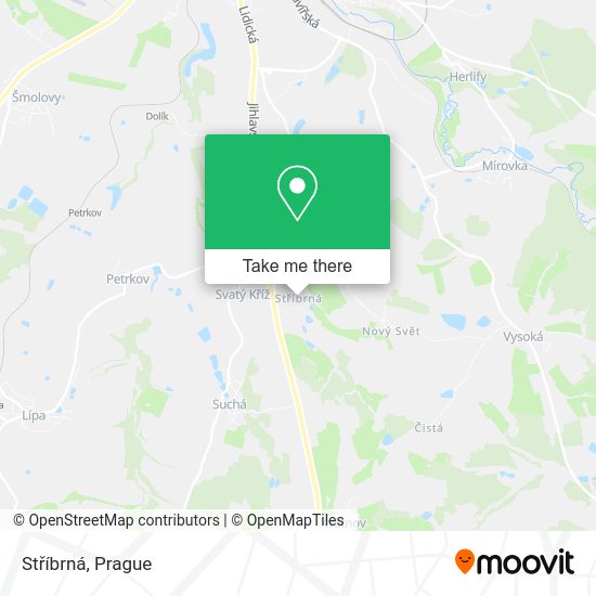 Stříbrná map