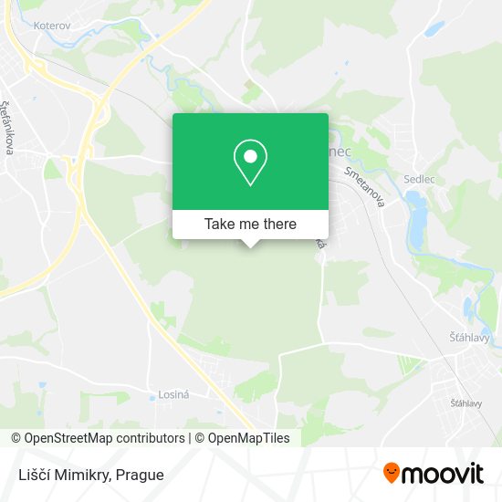 Liščí Mimikry map