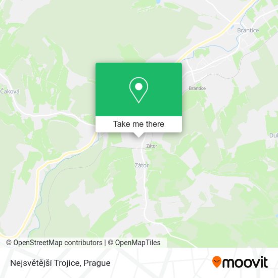 Nejsvětější Trojice map