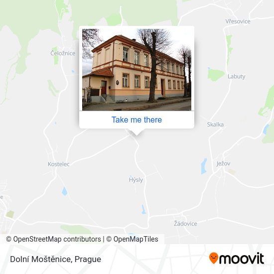 Dolní Moštěnice map