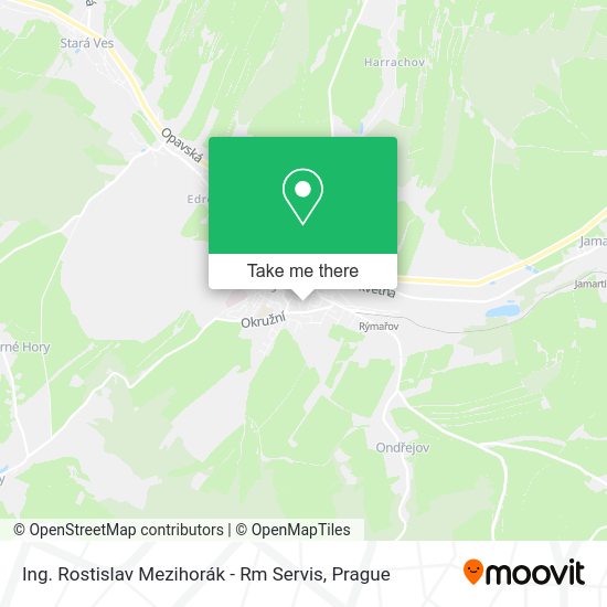 Ing. Rostislav Mezihorák - Rm Servis map