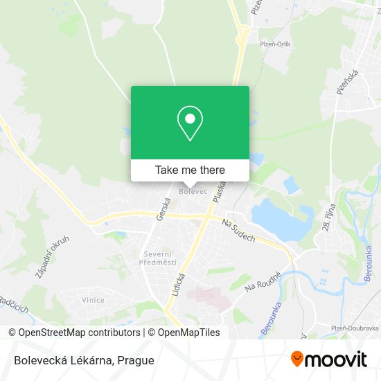 Bolevecká Lékárna map