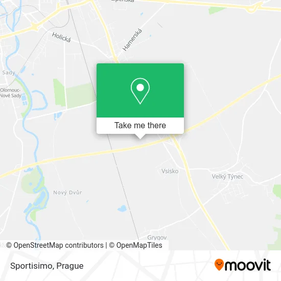 Карта Sportisimo