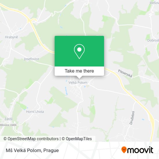 Карта Mš Velká Polom