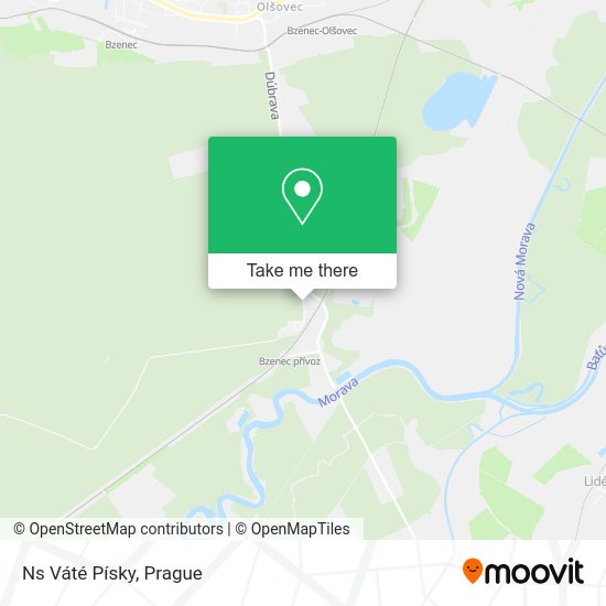 Ns Váté Písky map