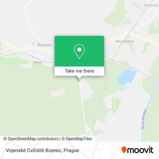 Vojenské Cvičiště Bzenec map
