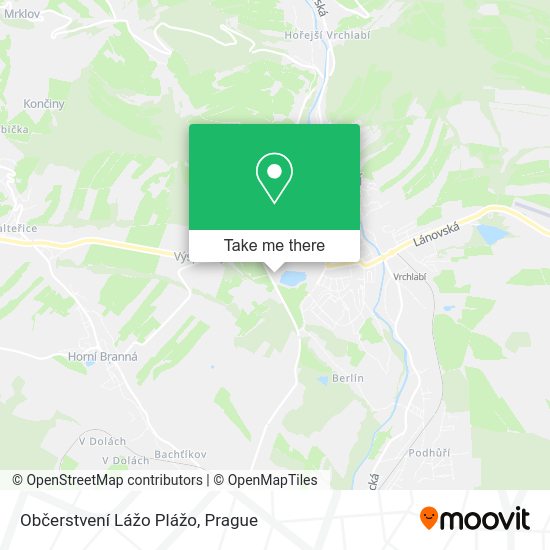 Občerstvení Lážo Plážo map