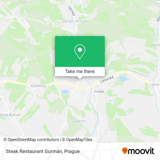 Карта Steak Restaurant Gurmán