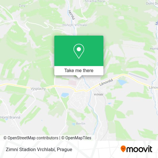 Zimní Stadion Vrchlabí map