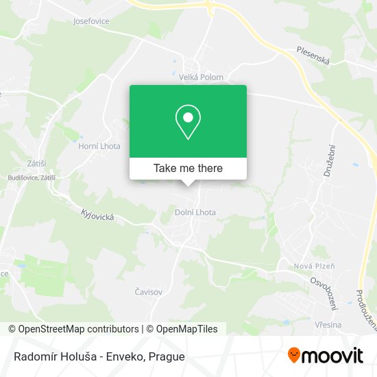 Radomír Holuša - Enveko map