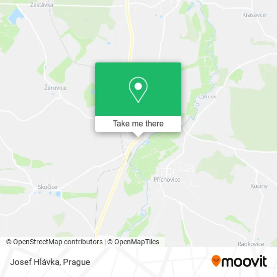 Карта Josef Hlávka