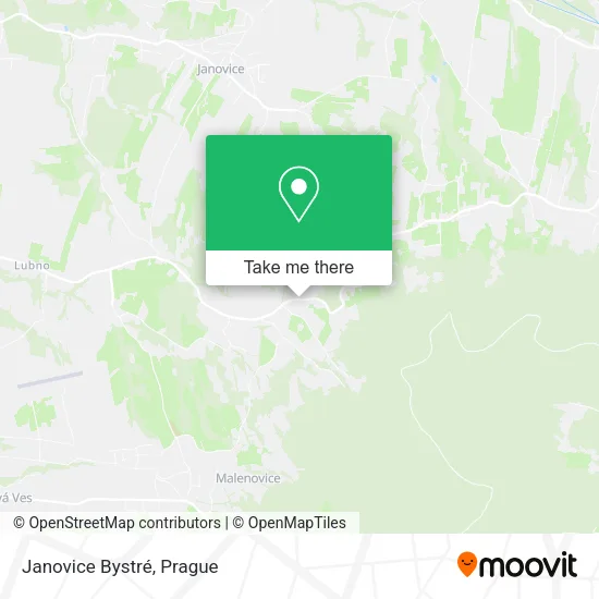 Карта Janovice Bystré
