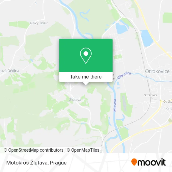 Карта Motokros Žlutava