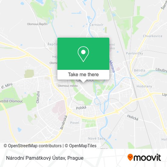 Národní Památkový Ústav map