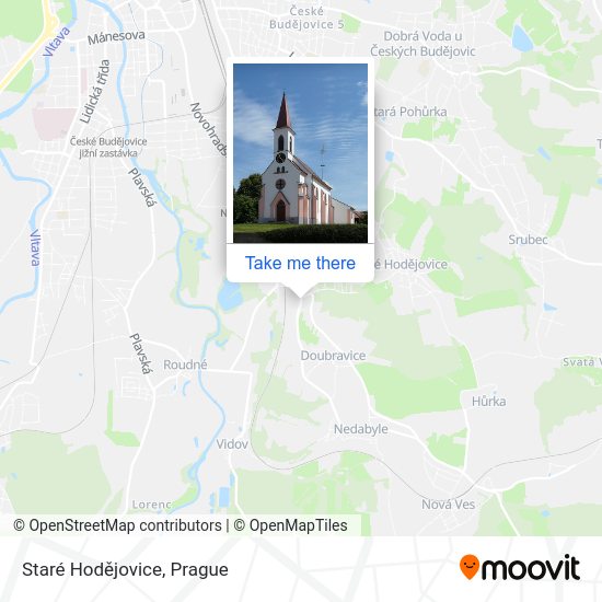 Staré Hodějovice map