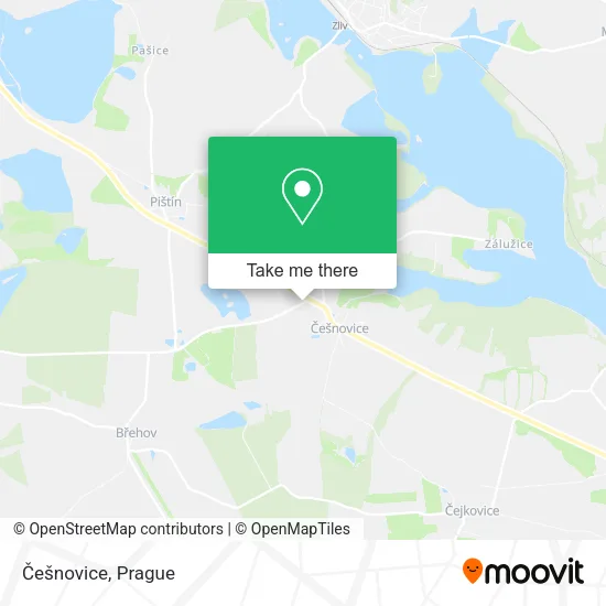 Карта Češnovice