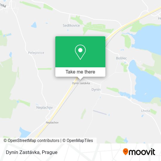 Карта Dynín Zastávka