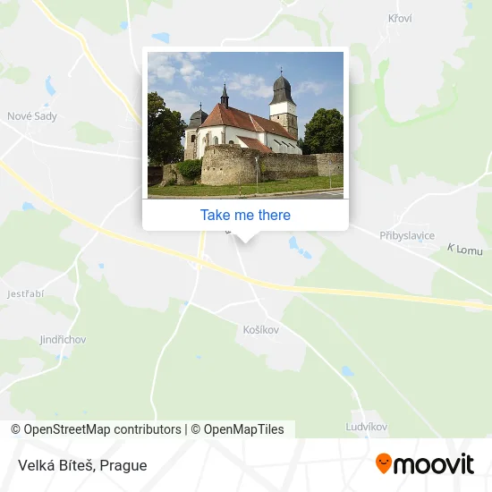 Карта Velká Bíteš