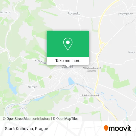 Карта Stará Knihovna