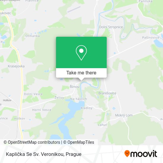 Kaplička Se Sv. Veronikou map