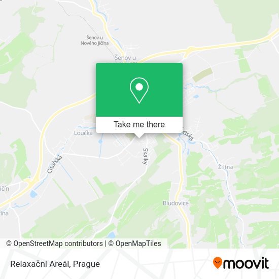 Relaxační Areál map