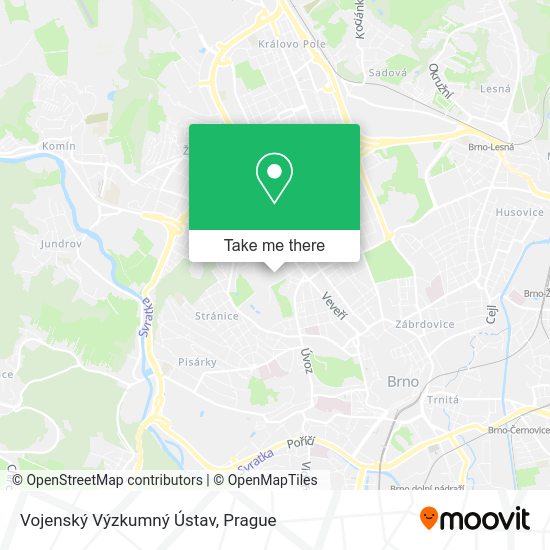 Vojenský Výzkumný Ústav map
