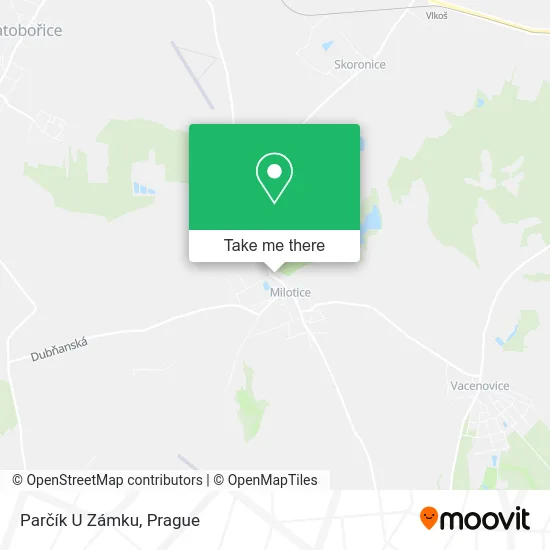 Карта Parčík U Zámku