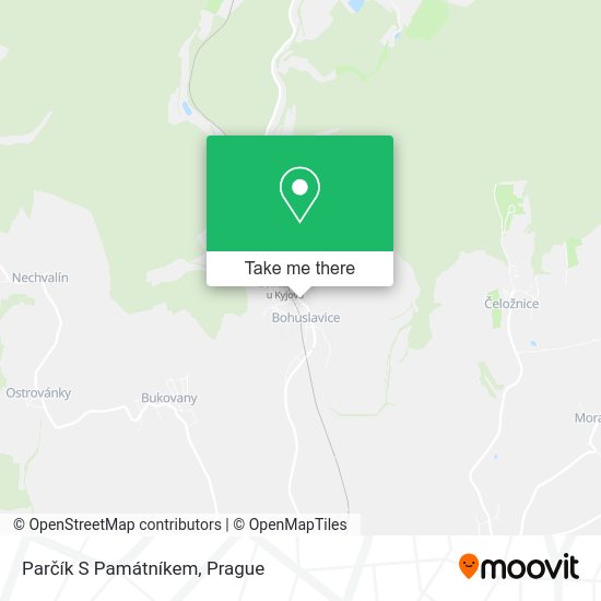 Parčík S Památníkem map