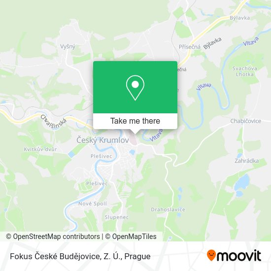 Fokus České Budějovice, Z. Ú. map
