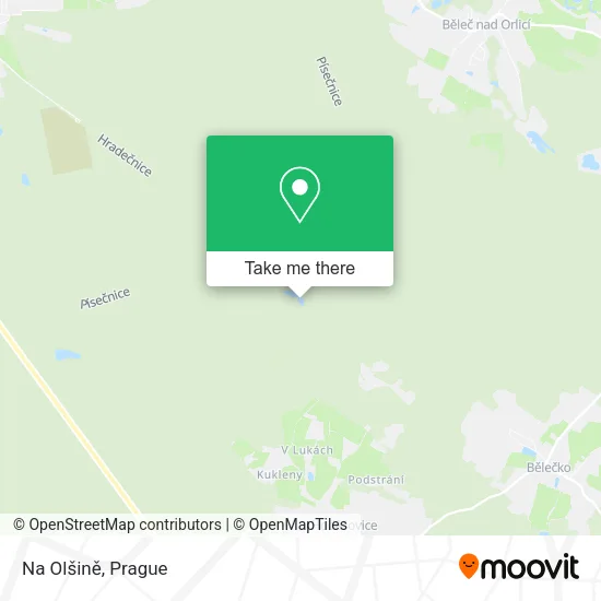 Карта Na Olšině