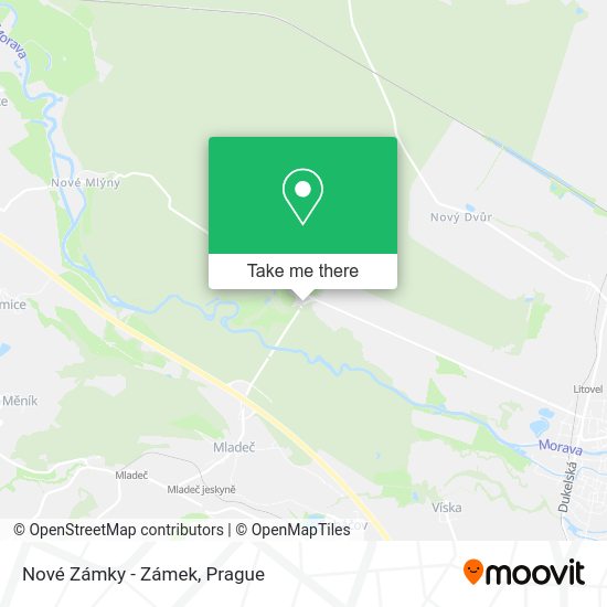 Карта Nové Zámky - Zámek