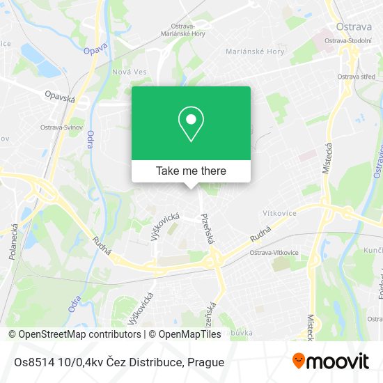 Os8514 10/0,4kv Čez Distribuce map