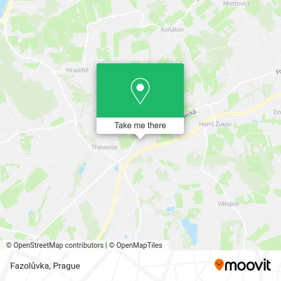 Карта Fazolůvka
