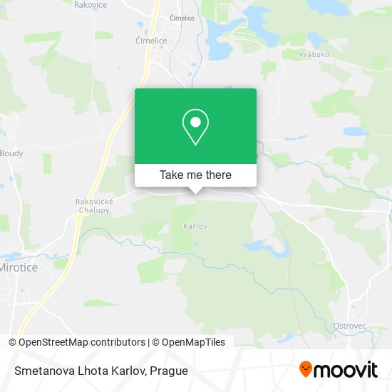 Smetanova Lhota Karlov map