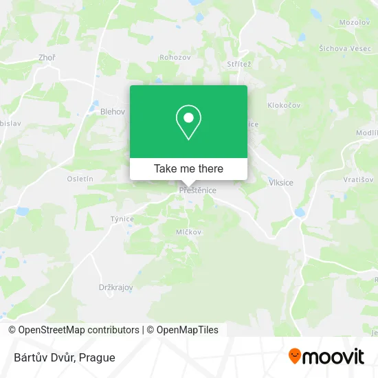 Карта Bártův Dvůr