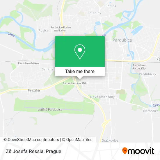 Карта Zš Josefa Ressla