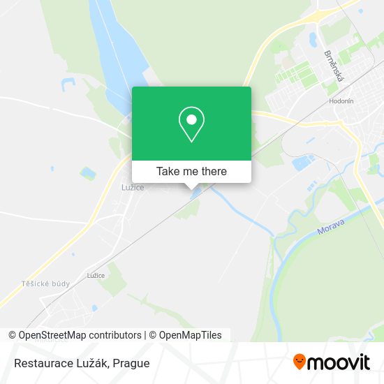 Карта Restaurace Lužák