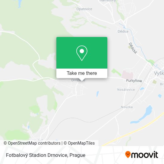 Fotbalový Stadion Drnovice map