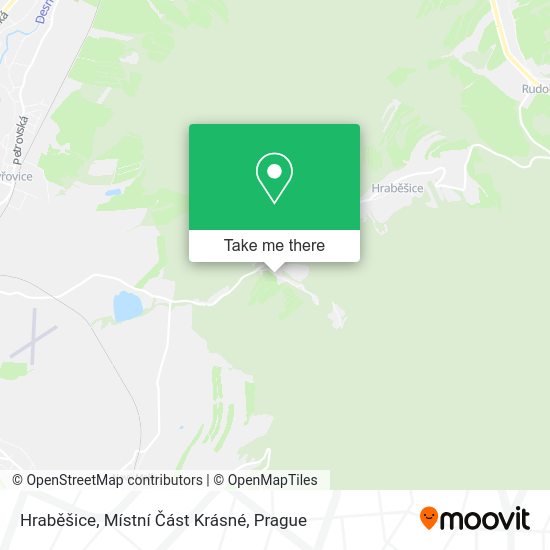 Hraběšice, Místní Část Krásné map