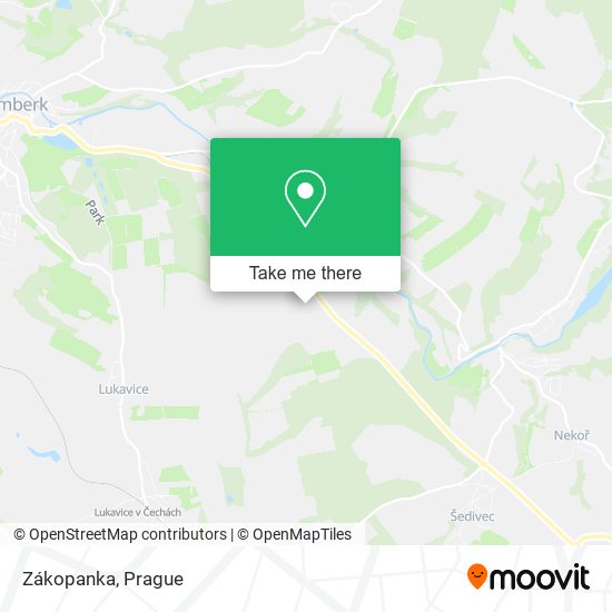 Zákopanka map