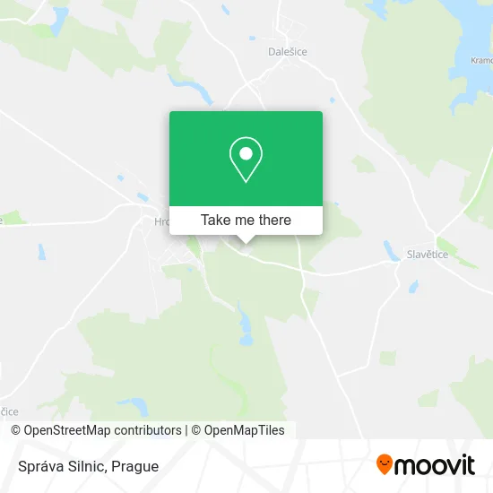 Карта Správa Silnic