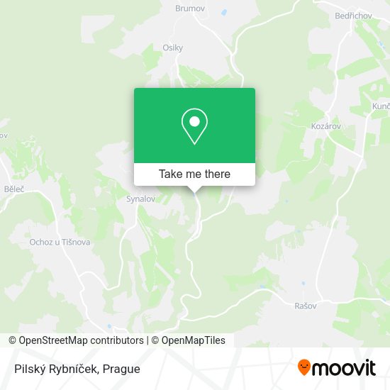 Pilský Rybníček map