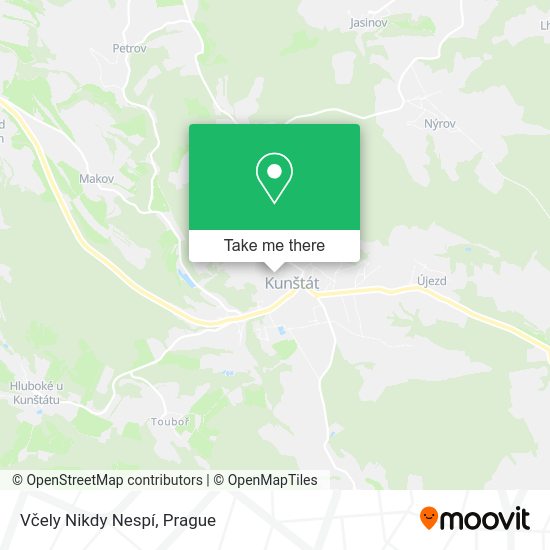 Včely Nikdy Nespí map